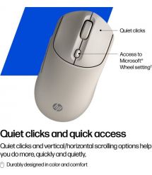 HP Миша HP 400 Quiet, WL/BT, кленовий