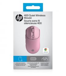 HP Миша HP 400 Quiet, WL/BT, рожевий