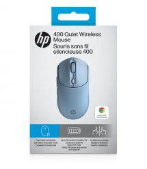 HP Миша HP 400 Quiet, WL/BT, блакитний