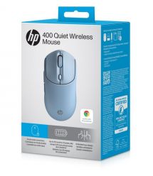 HP Миша HP 400 Quiet, WL/BT, блакитний