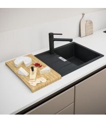 Franke Смеситель для кухни Centro, дл.излива - 235мм, поворотный, 1 рычаг, черный матовый