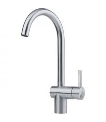 Franke Смеситель для кухни Atlas Neo J, дл.излива - 183мм, поворотный, 1+аэратор, нерж