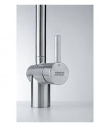 Franke Смеситель для кухни Atlas Neo J, дл.излива - 183мм, поворотный, 1+аэратор, нерж