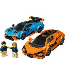 LEGO Конструктор Speed Champions Lamborghini Revuelto и Huracan STO