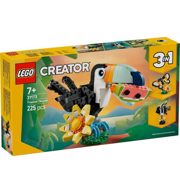 LEGO Конструктор Creator Дикие животные: тропический тукан