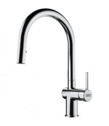 Franke Смеситель для кухни Active J, дл.излива - 220мм, поворотный, 1+1фильтр+душ, хром