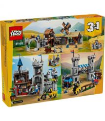LEGO Конструктор Creator Средневековый замок с рыцарем на коне