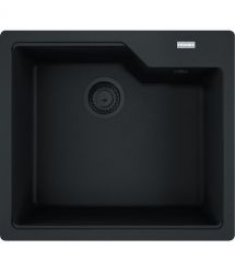 Franke Мойка кухонная Urban фрагранит, прямоуг., без крыла, 503х425х230мм, чаша- 1, врезная, UBG 610-56, черный матовый