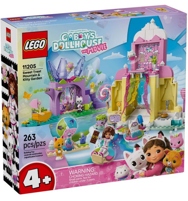 LEGO Конструктор Gabby's Dollhouse Гора сладостей и сад Китти