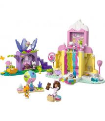 LEGO Конструктор Gabby's Dollhouse Гора сладостей и сад Китти