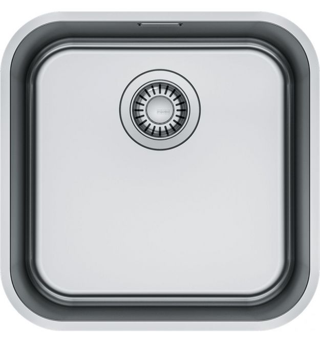 Franke Мойка кухонная Smart, нерж.сталь, квадрат, без крыла, 399х399мм, чаша- 1, м