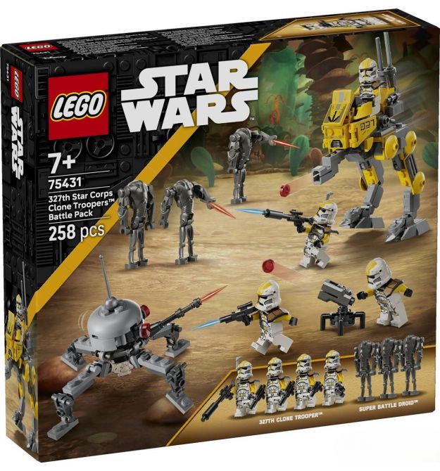 LEGO Конструктор Star Wars Боевой загон бойцов-клонов 327-го галактического корпуса