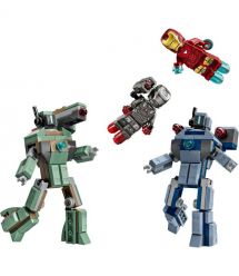 LEGO Конструктор Super Heroes Железный человек и Боевая Машина против Хаммер Дронов