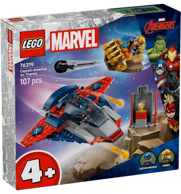 LEGO Конструктор Super Heroes Капитан Америка против Таноса