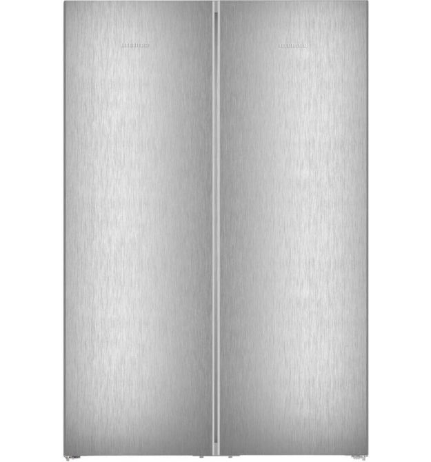 Liebherr Холодильник Liebherr SBS, 185.5x119.4х67.5, холод.відд.-398л, мороз.відд.-271л, 2дв., A++, NF, диспл внутр., нерж