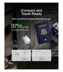 Belkin Зарядний пристрій мережевий Belkin 20Вт USB-C PD PPS, білий