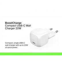 Belkin Зарядний пристрій мережевий Belkin 20Вт USB-C PD PPS, білий