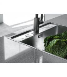 Franke Кухонная мойка Maris MRX 210-40 TL/127.0598.748/нержав.сталь полированная/510х430х180/заподлицо со столешницей SlimTop