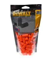 DeWALT Беруши пена оранжевые одноразовые 50шт