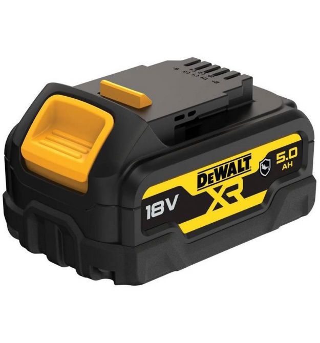 DeWALT Battery 18V XR Li-lon GFN block - Glass Filled Nylon 5Ah 0.72kg