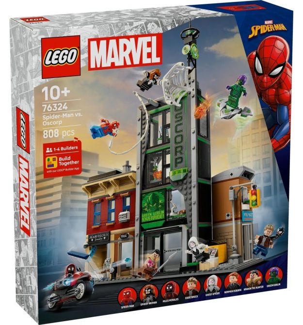 LEGO Конструктор Super Heroes Человек-павук против Оскорпа