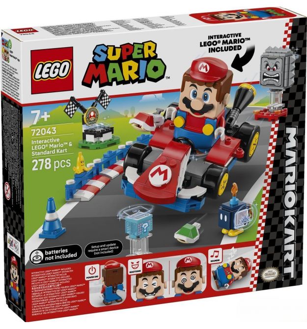 LEGO Конструктор Super Mario Mario Kart – Interactive LEGO® Mario та Standard Kart