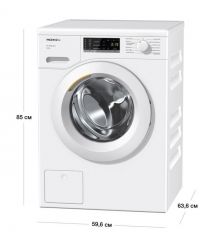 Miele Пральна машина Miele WSA 023 WCS фронтальна, 7кг, 1400, A+++, 64.3см, дисплей, інвертор, білий
