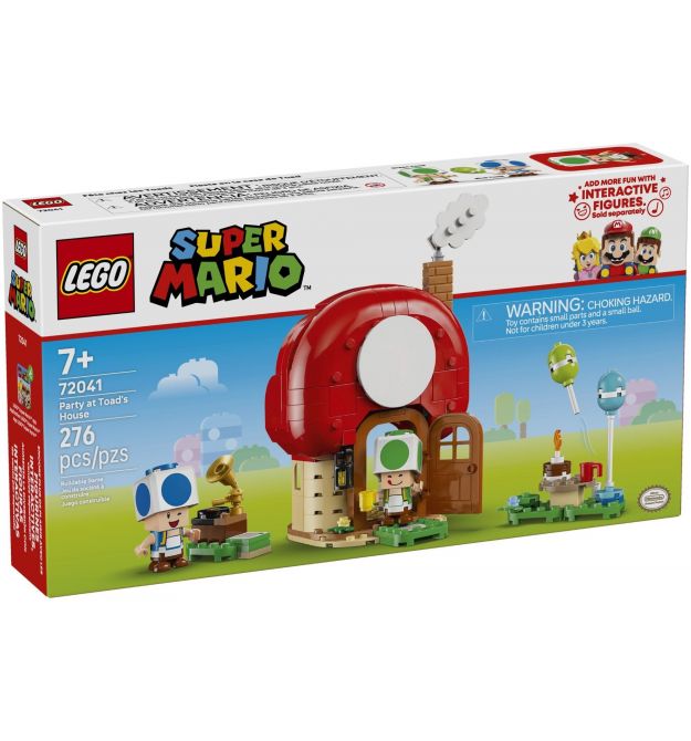 LEGO Конструктор Super Mario Вечеринка в доме Toad