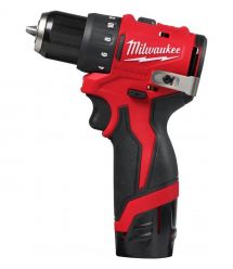 Milwaukee Шуруповерт-дрель аккумуляторная M12 BLDDRC-202C 12В 2х2А·час 40Нм 0-550-1700об·мин ЗП C12C кейс 1.2кг
