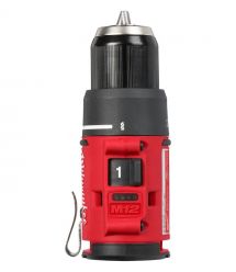 Milwaukee Шуруповерт-дрель аккумуляторная M12 BLDDRC-202C 12В 2х2А·час 40Нм 0-550-1700об·мин ЗП C12C кейс 1.2кг