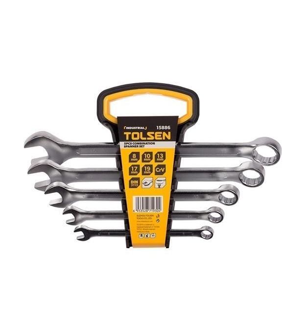 Tolsen Ключі комбіновані Tolsen, набір 5шт, 8-19мм, CrV