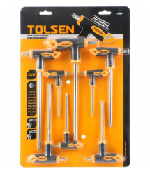 Tolsen Викрутка Tolsen набір 8шт, Т-подібні, Тorx 10-50, сталь CrV