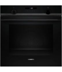 Siemens Духова шафа Siemens електрична, 76л, A, дисплей, конвекція, телескопічні направляючі, чорний