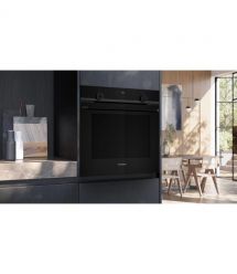 Siemens Духова шафа Siemens електрична, 76л, A, дисплей, конвекція, телескопічні направляючі, чорний