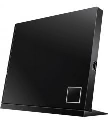ASUS Привід оптичний портативний ASUS SBW-06D2X-U Blu-ray Combo burner M-DISC USB2.0 чорний Retail Box Slim