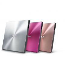 ASUS Привід оптичний портативний ASUS SDRW-08U5S-U DVD+-R/RW burner USB2.0 срібло Retail Box Slim