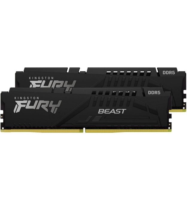 Kingston Пам'ять ПК Kingston DDR5 16GB KIT (8GBx2) 6000 FURY Beast Black EXPO