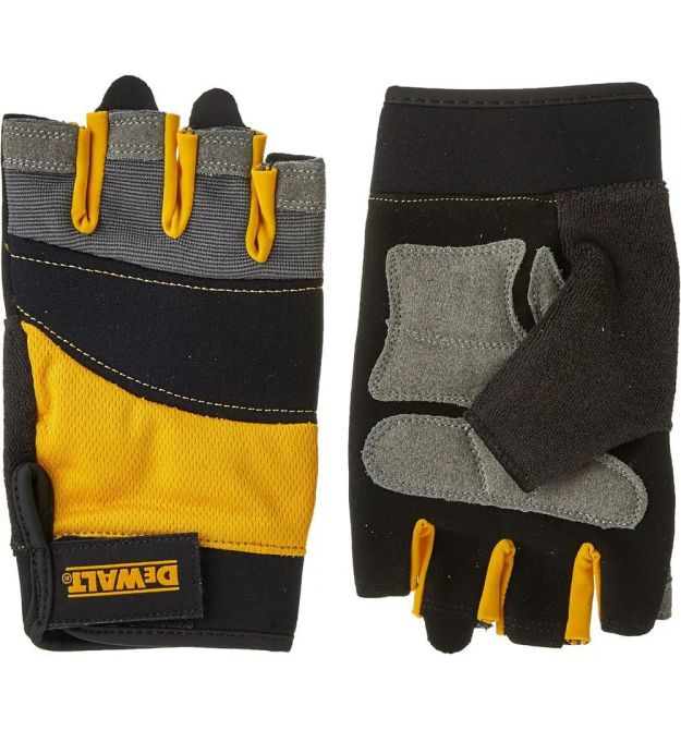 DeWALT work gloves open universal size 9 with additional pads on the palm
