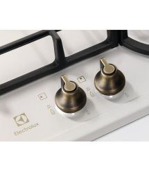 Electrolux Варильна поверхня Electrolux газова Rococo, 60см, чавун, шампань