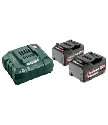 Metabo Набор аккумулятора и зарядного устройства 18В 2х4А·час, ЗП ASC55