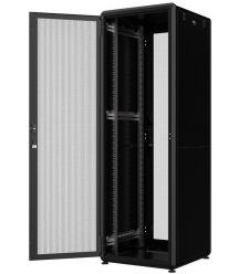 MIRSAN Шкаф 19", 42U, GTV, перфорация 63%, 600x600 мм, максимально 2000 кг, черный