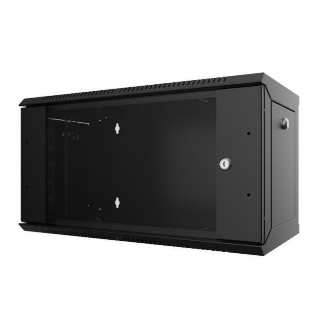 MIRSAN Шкаф 19", 7U, WTC, 565x450 мм, максимально 80 кг, черный