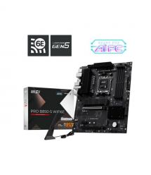 MSI Материнcкая плата PRO B850-S WIFI6E sAM5 B850 4xDDR5 M.2 HDMI WiFi BT ATX
