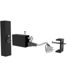 Mario Set of 25x50 cord connections for round riser, matte black