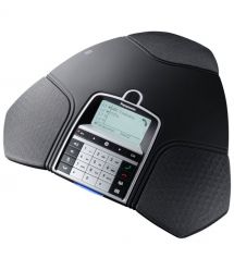 Panasonic Конференц телефон IP KX-HDV800RU 1xFE LAN, 1xUSB Mini-B, 3xRJ11, BT, NFC, SIP, PoE, монохромный дисплей
