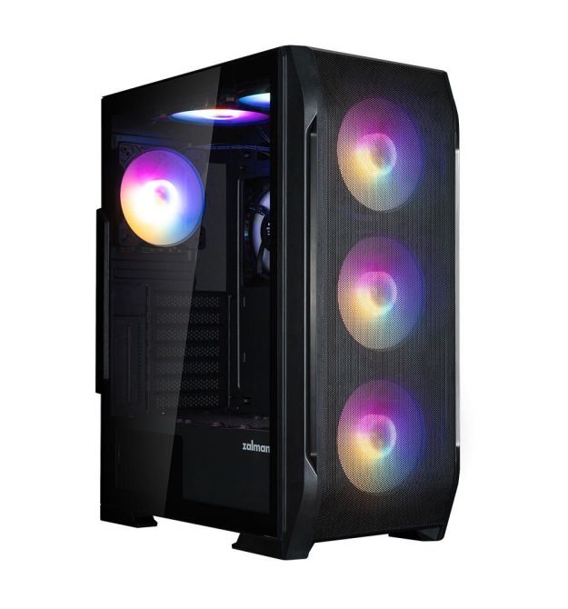 Zalman Корпус N7 PLUS V2 без БП, 1xUSB3.0, 2xUSB2.0, 6x120мм RGB Rainbow, 1x120мм, VGA 340мм, LCS ready, TG Sid