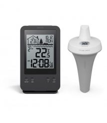 Sencor Метеостанция для басейна, внутр/наруж измерение, AAx2+AAx2, темп-ра, чёрный