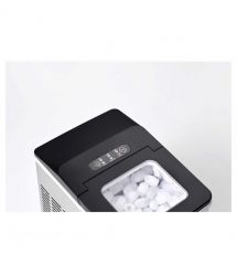Sencor Льдогенератор бытовой SIM3400SS, 150 Вт, 12 кг/день, обьем 1.8л, пригот. за 7 мин, 2 размера льда, серый