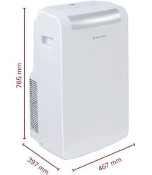 Ariston Кондиционер мобильный Mobis Plus 10 20м2 on/off 10000BTU 3.1кВт A/- R290 белый