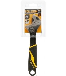 Tolsen Ключ разводной Профи, рабочий диапазон 0-30мм, 250мм, CrV